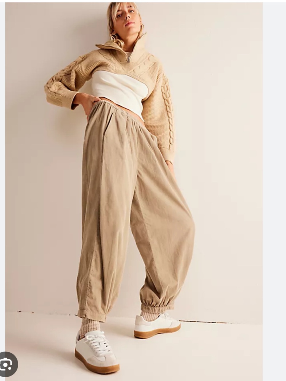 Free People To The Sky Cord Parachute Trousers